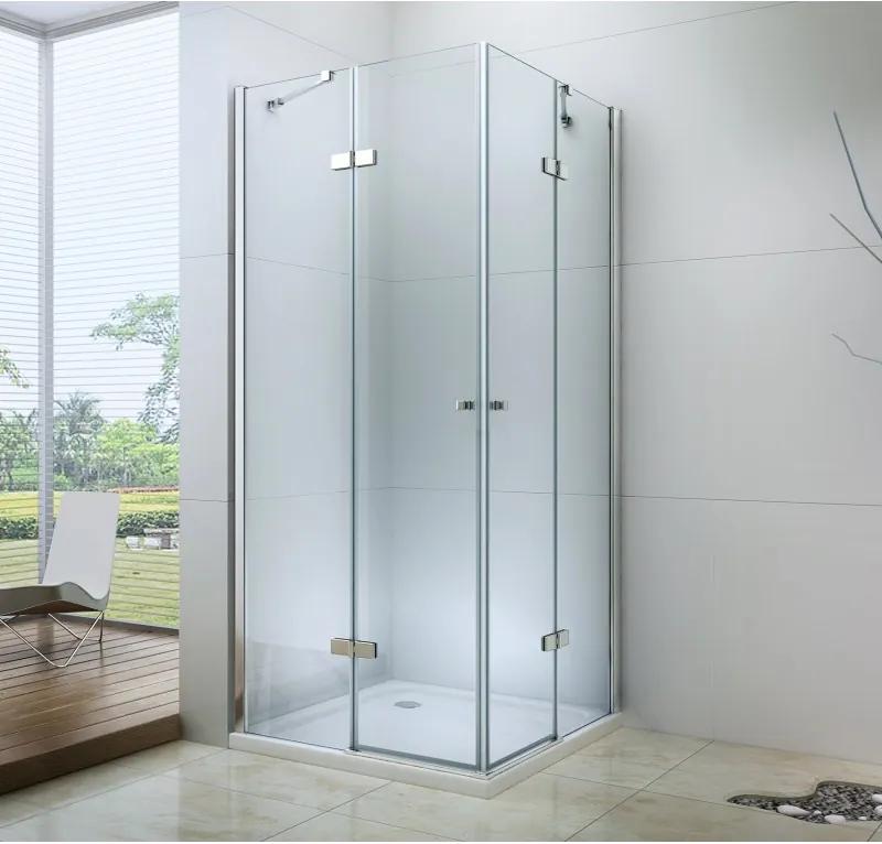 MEXEN ROMA - Obdĺžnikový sprchovací kút 120x90 cm, číra, ROMA DUO 120x90