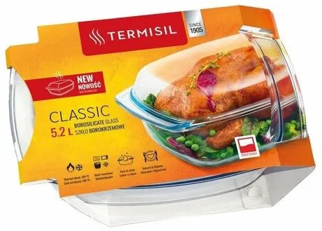 Termisil Sklenený pekáč, 5,2 l