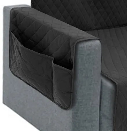 Poťah na sedačku PARIS čierny, 110 cm