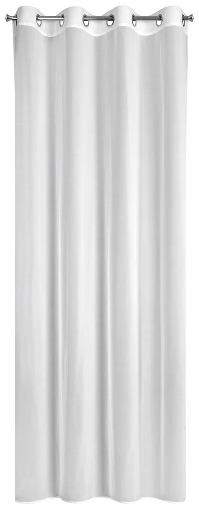 ZÁCLONA NA KRÚŽKOCH DALIA 140X250 CM BIELA