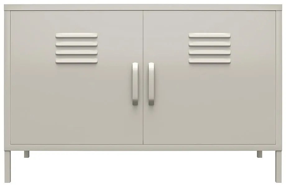 Krémová kovová skrinka 100x64 cm Bradford – Støraa