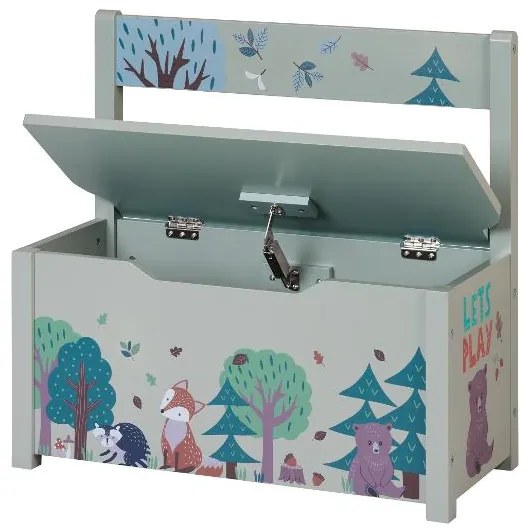 Livarno®  Lavička na sedenie s truhlicou (líška)  (100393737)