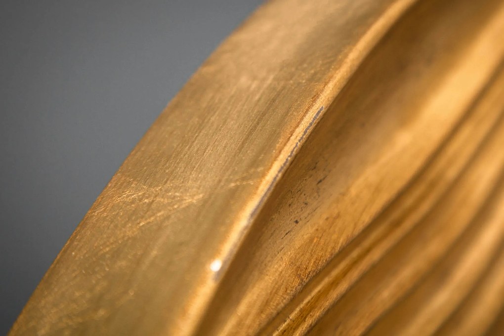 Zrkadlo 40697 Ø100cm gold