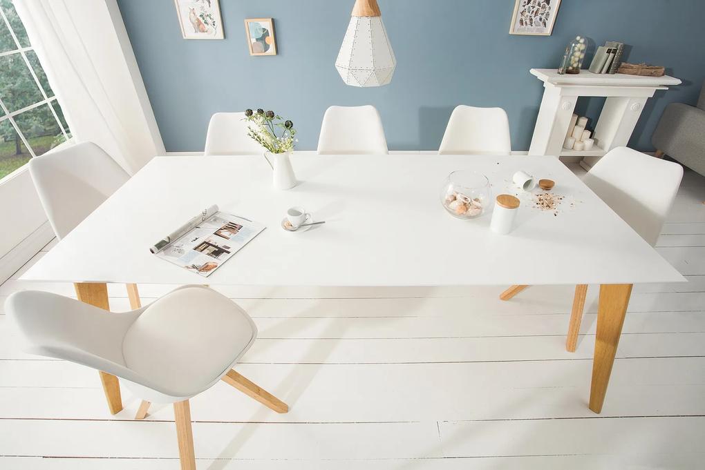 Bighome - Jedálenský stôl SCANIA 160 cm - biela