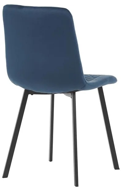 Autronic BONTEC Jedálenská stolička, modrá, zamatová látka, DCL-973 BLUE4 Farba: Zelená