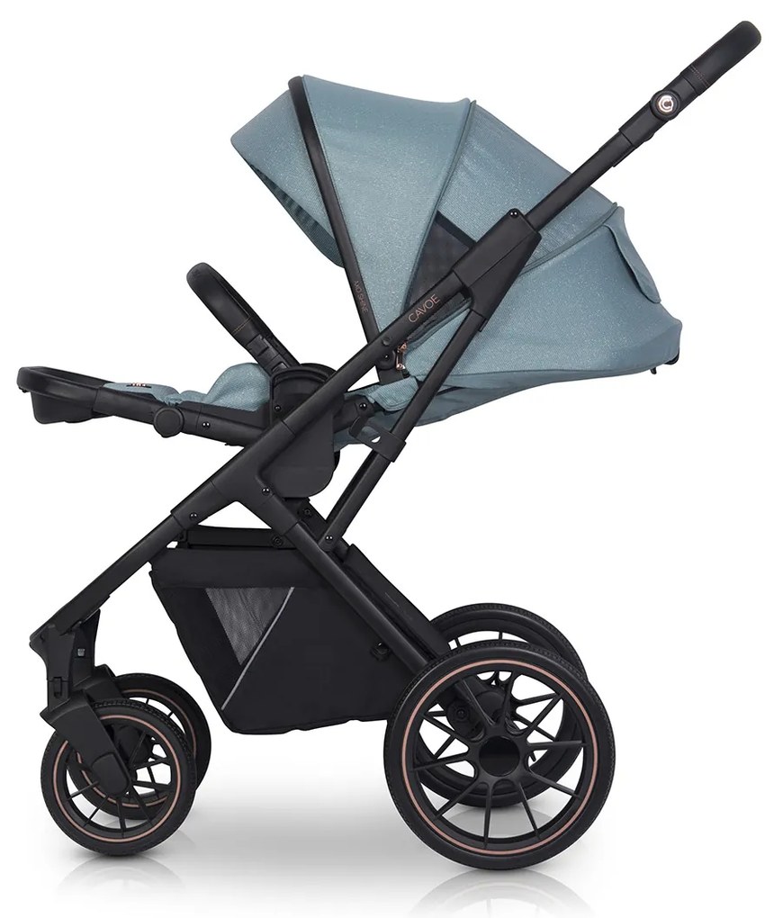 Športový kočík Cavoe Axo Shine Boho Green