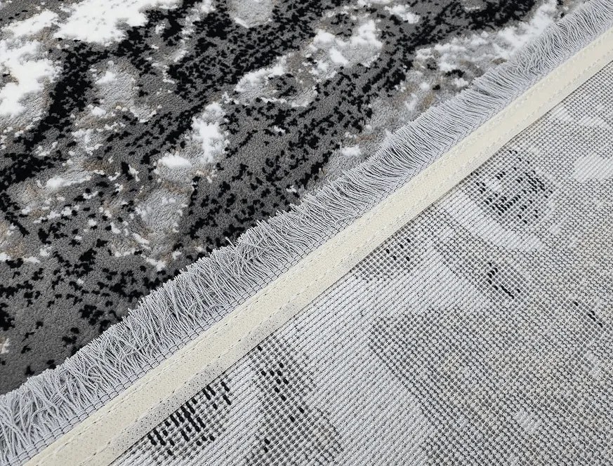 DC Koberec Exclusive kruh 100 sivá čierna Rozmer: Ø 140 cm (kruh)