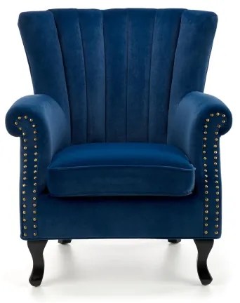 Kreslo CLARUS tmavomodré