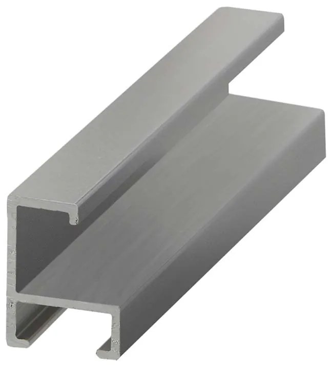 DANTIK rám na obraz 70x100 | ALU Ocelová (Plexi Čiré)