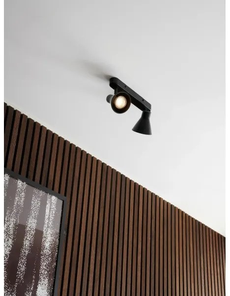 Nordlux - Bodové svietidlo EIK 2xGU10/35W/230V čierne