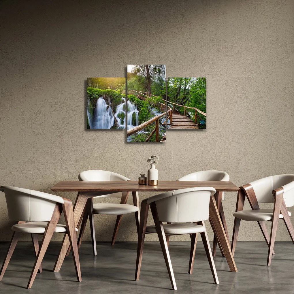 Obraz - Plitvické jazerá (90x60 cm)