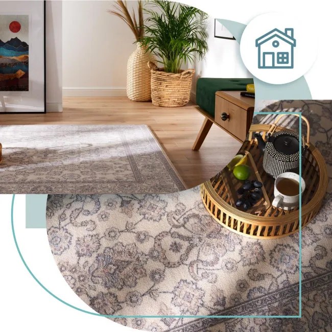 Koberec Agnella Isfahan Kantabria Alabaster