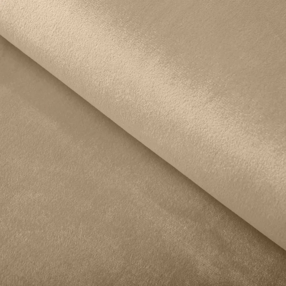 Biante Veľký zamatový oválny obrus Velvet Premium SVP-045 Kávovo béžový 160x200 cm