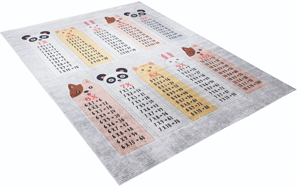 Detský koberec MATEMATIKA - PRINT EMMA ROZMERY: 80x150