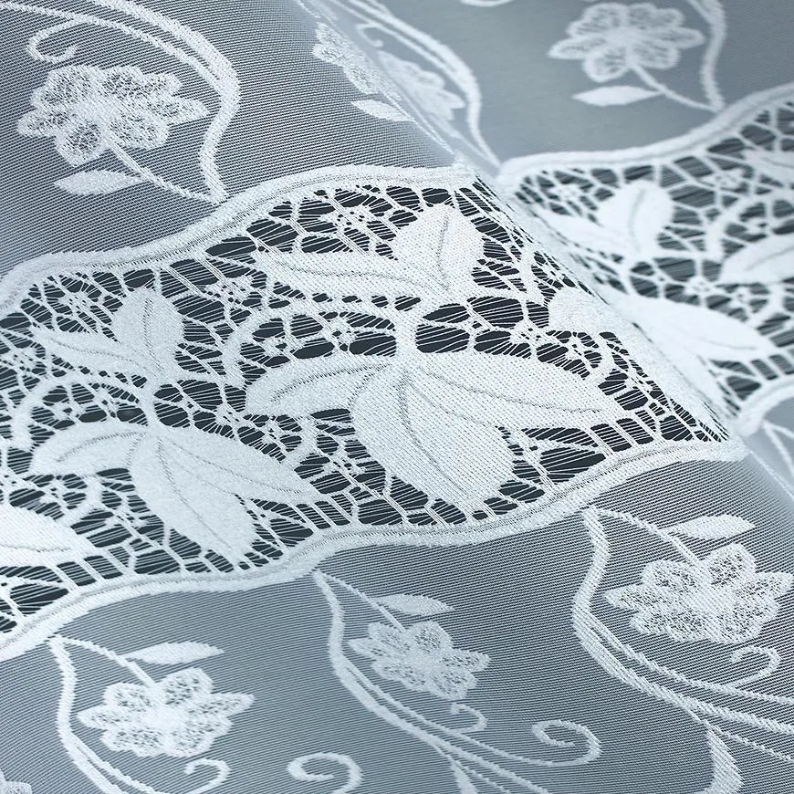 Záclona žakárová  302520 120 biela Tovar na mieru