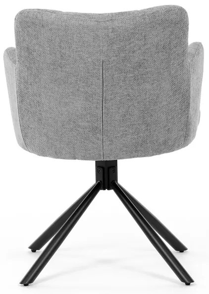 Autronic BONTEC Jedálenská stolička, sivá, látka, DCH-T1122 GREY2 Farba: Šedá