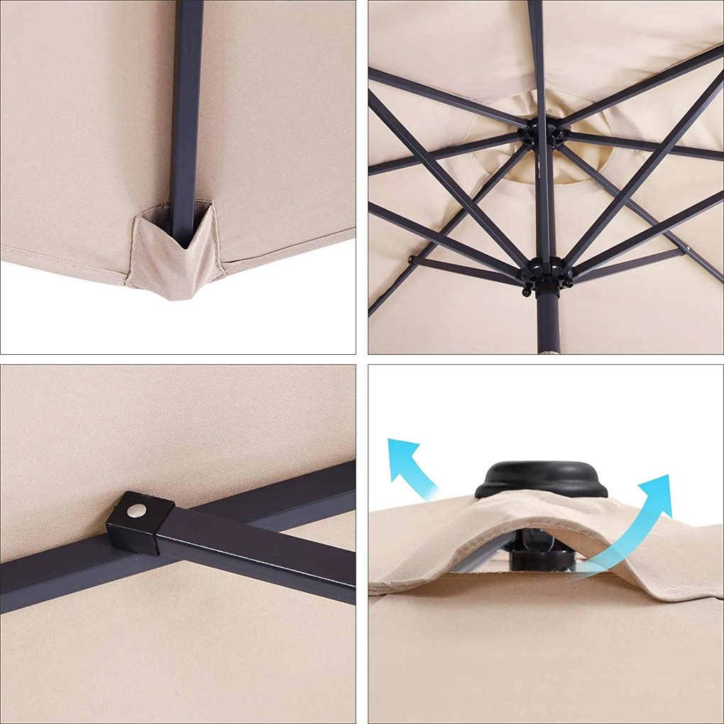 Slnečník NARNIA béžový