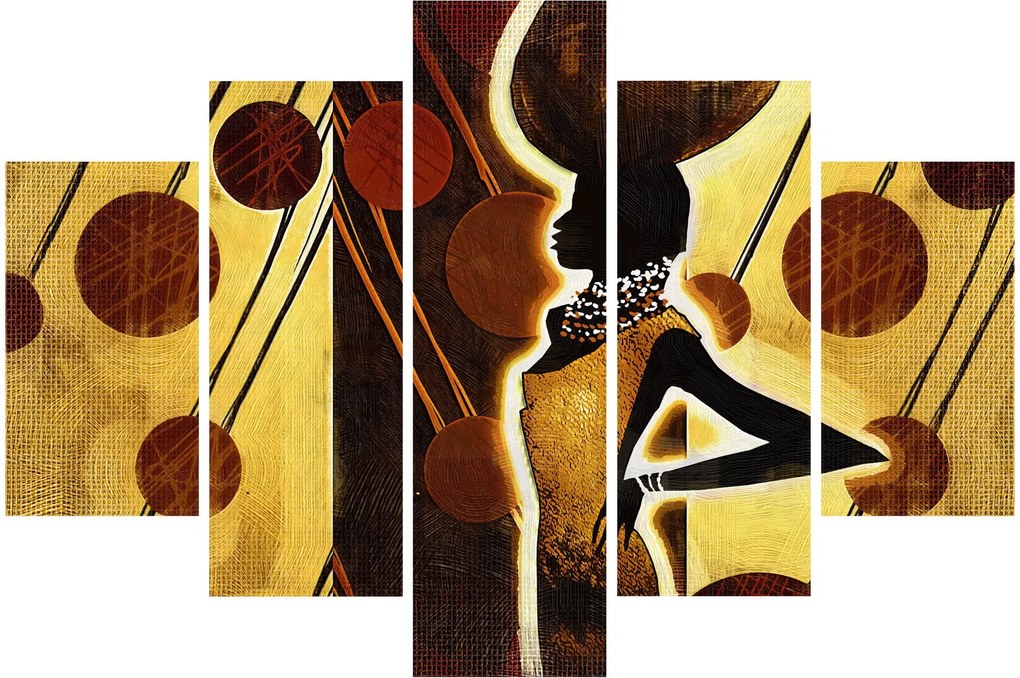Obraz umelecké pradávnej maľby (150x105 cm)