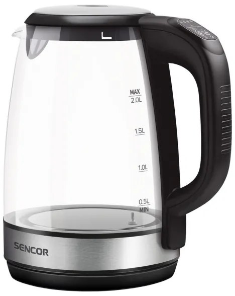 Sencor - Rýchlovarná kanvica s termoreguláciou a LED podsvietením 2 l 2200W/230V