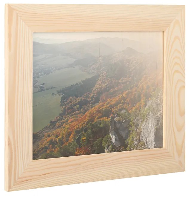 ČistéDřevo Drevený fotorámik na stenu 31 x 25 cm