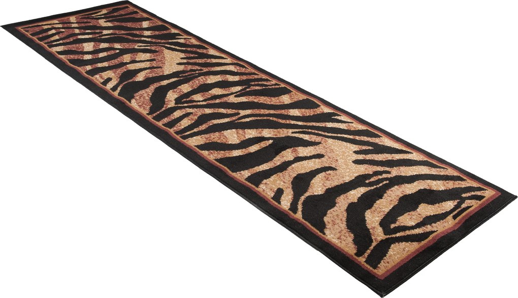 TA Koberec 6601A ČIERNY ATLAS PP Rozmer: 80x250 cm