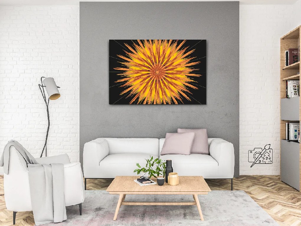 Gario Maľovanie podľa čísel Abstraktné kvetina Rozmery: 120 x 80 cm, Rámovanie: Iba zrolované plátno