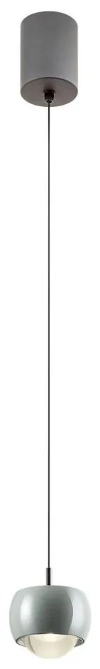 Redo 01-3549 - LED Luster na lanku AVES LED/12W/230V pr. 9,6 cm CRI 90 šedá