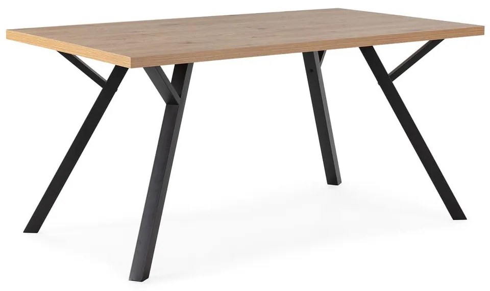 Jedálenský stôl s doskou z dubového dreva v prírodnej farbe 90x160 cm Marion – Marckeric