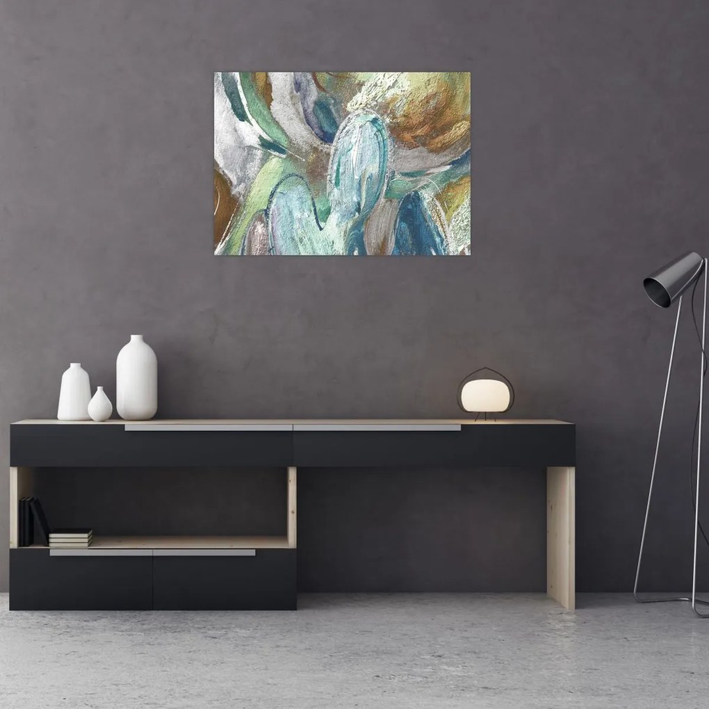 Obraz - Abstraktné maľba postavy (70x50 cm)