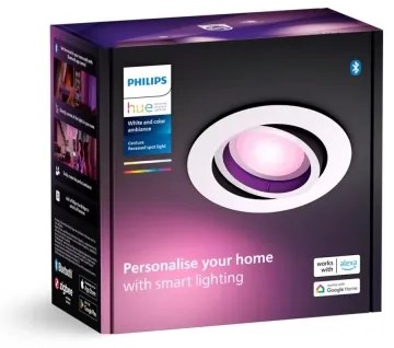 Philips - LED RGBW Stmievateľné podhľadové svietidlo Hue CENTURA 1xGU10/4,2W/230V