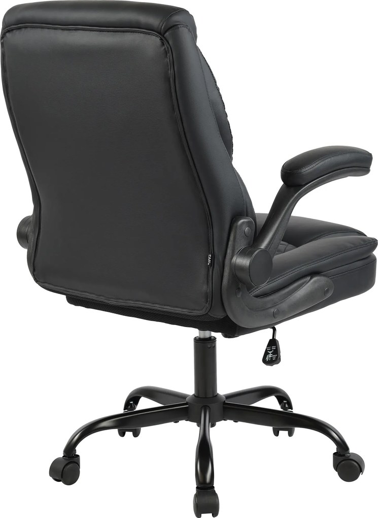 Kancelárska stolička Medfield koženka - čierna