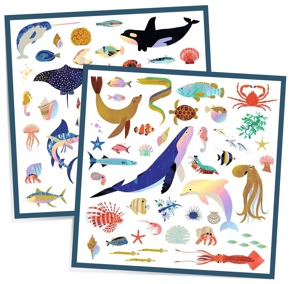 Samolepky - Život v mori