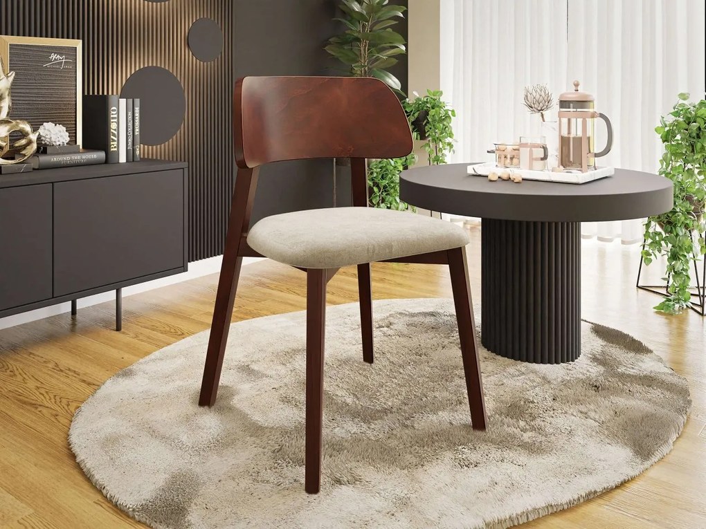 Jedálenská stolička Azunax, Dostupné poťahy: Magic Velvet 2217, Farby: čierna
