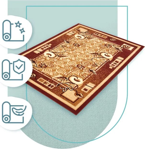 Koberec Atlas E952A hnedý