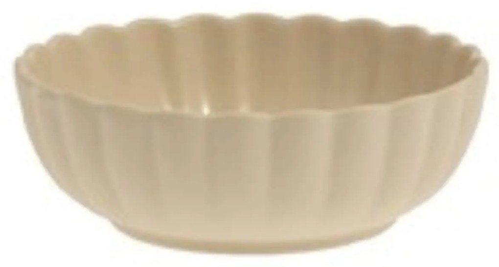 Storefactory Keramická miska Flora Beige mini Ø 10 cm