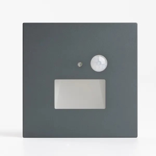 LED schodiskové svietidlo s pohybovým senzorom LED/1,5W/230V 3000/4000/6000K antracit