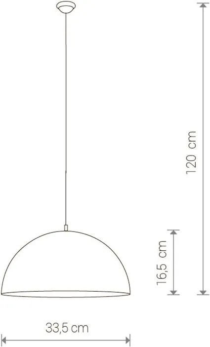 Svietidlo Nowodvorski HEMISPHERE RUST 6367