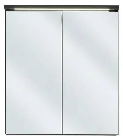 Kúpeľňová skrinka CMD GALAXY GREY 840 sivý vysoký lesk