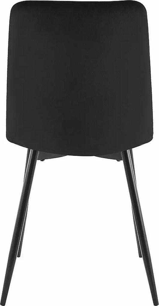 SI Jerry Velvet stolička čierna