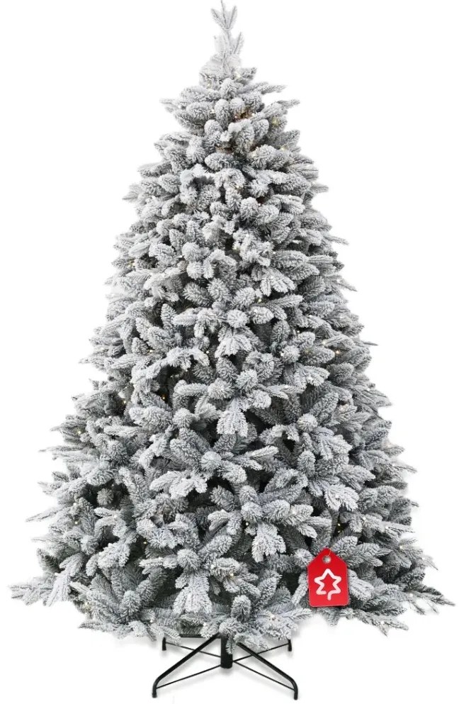 Smrek Biely 500 LED 210 cm