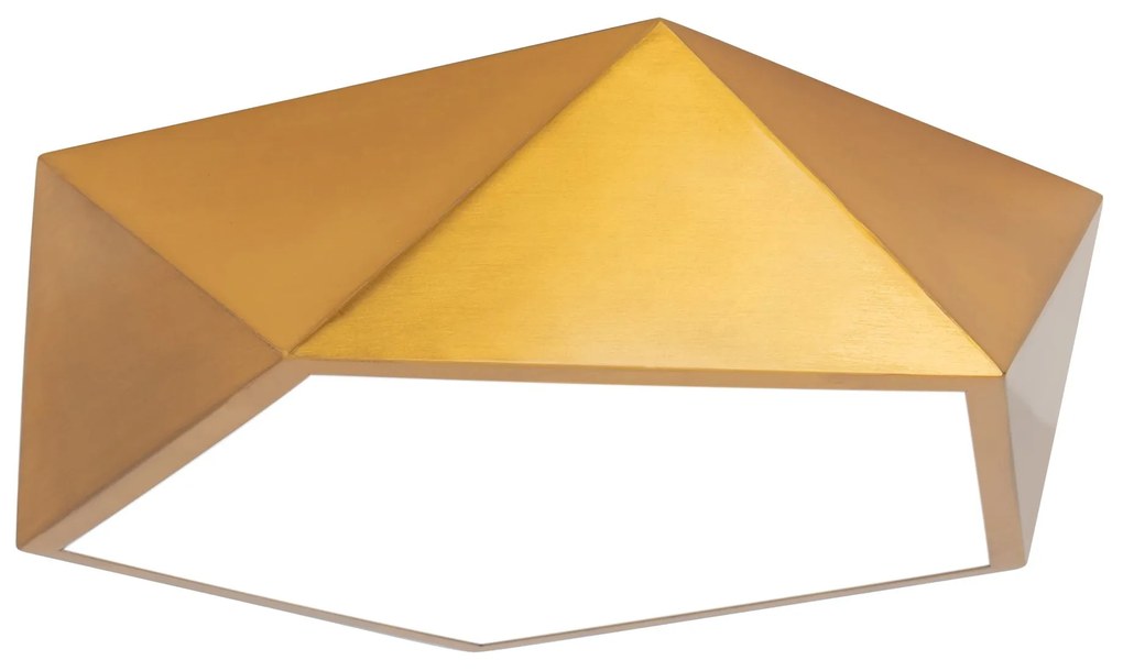 Toolight, stropné svietidlo Diamond 40cm 4xE27 60W APP876-C, zlatá, OSW-08975