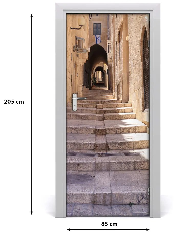 Fototapeta samolepiace dvere Jerozolima Izrael 85x205 cm
