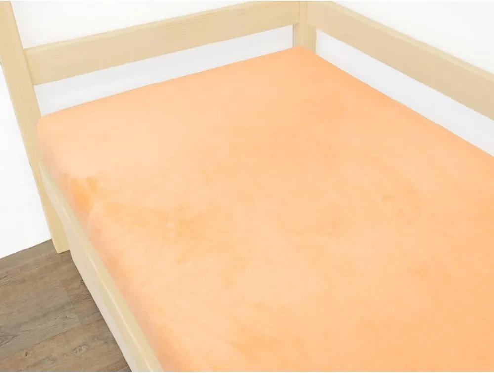 Oranžová plachta z mikroplyšu, 90 x 160 cm