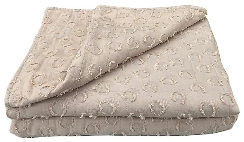 Prikrývka na posteľ Milo 170x220 svetloružová