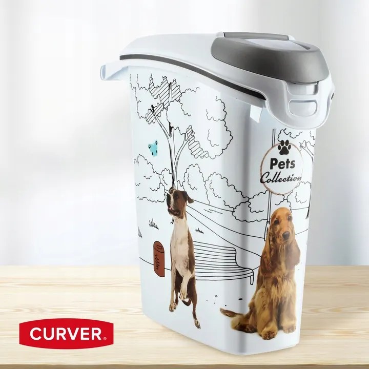 Kontejner a úložný box na granule pro psy, 23l/10kg DOG