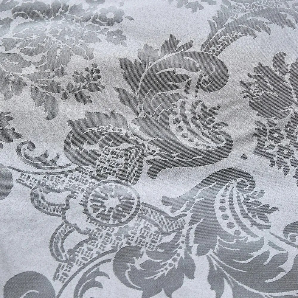 Sivé posteľné obliečky Catherine Lansfield Jacquard, 135 x 200 cm