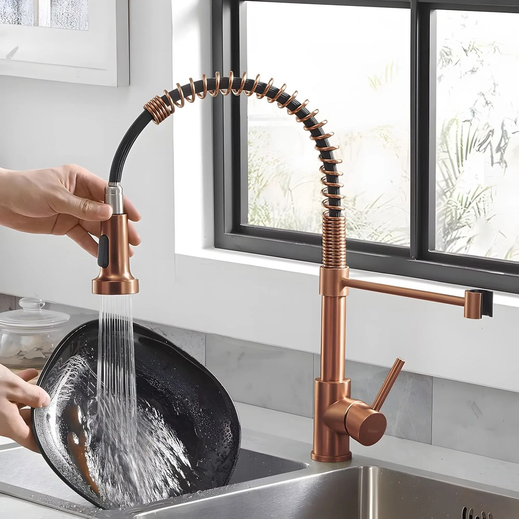 Rea Colin, stojanková kuchynská batéria, medená matná, REA-B5459