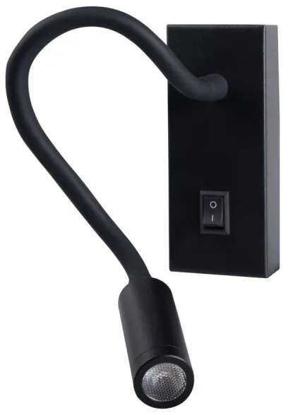 Kanlux 32522 - LED Flexibilná lampička TONIL LED/2,7W/230V čierna