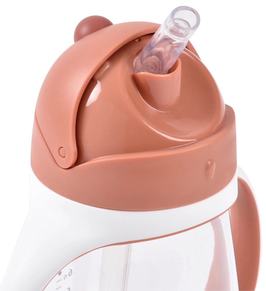 Hrnček so slamkou 300ml Terracotta