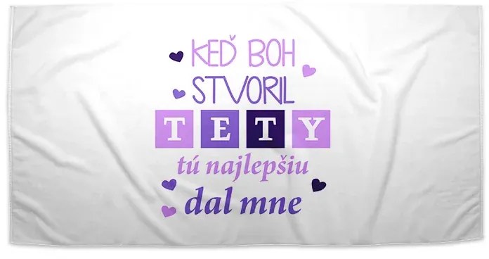 Sablio Uterák Keď Boh stvoril tety - 50x100 cm